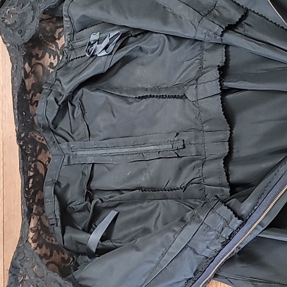 Gorgeous Vintage 1950s Lace & Satin Tea Length Cocktail Dress Amazing Condition - Picture 8 of 12